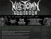 Tablet Screenshot of killtownbookings.com